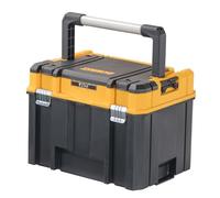 DEWALT Boîte à outils TSTAK (DWST17814) - Poignée longue - Design extra large - Séparateur fixe pour l'organisation des outils - Résistante à l'eau et aux débris