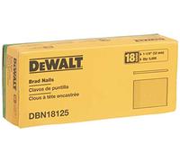 DEWALT Brad Nails, Heavy Duty, 18GA, 3,8 cm, paquet de 5000 (DBN18125)