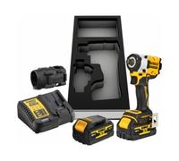 DEWALT hoc sans fil 1/2" DEWALT 18V XR (sans balais), max. 406 Nm, incl. 2x G-Accu (18 Volt / 5 Ah) DCF921P2G-QW Quantité:1