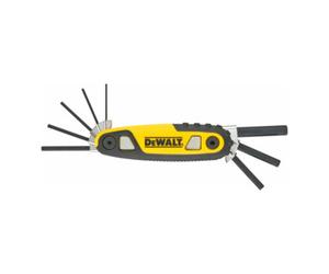 DEWALT Clés hexagonales internes DEWALT jeu de poches métrique 8 pces DWHT0-70263 Quantité:1