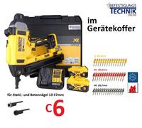 DeWalt Cloueur à béton sans fil DCN890P2-QW 13-57mm 2x5,0Ah pour clous à béton C6