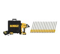 DEWALT - Cloueur Béton/Acier XR 18V 5 Ah - DCN890P2-QW & DEWALT Pointes Béton Standard pour Cloueur DCN890, 2.6x50mm Argent, DCN8901050