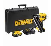 DEWALT - Cloueur de charpente 18V - cloueur sans fil avec coffret - 2 batteries et chargeur - tir continu ou séquentiel - DCN692P2-QW