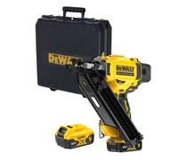 DeWALT - Cloueuse sans fil 18V 50-90 mm, 2 batteries 5,0 Ah XR, chargeur DCN930P2