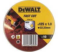 DeWALT DT3507 Disque a tronçonner pour Inox 125 x 1,0 mm 10 pieces en boîte