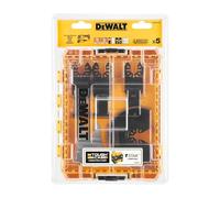 DEWALT - Coffret de 5 accessoires pour outil multifonction, lames pour multi-cutter, DT20761-QZ