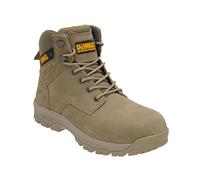 DEWALT Cranson Stone Bottes de travail de sécurité pour homme, 5 pouces en cuir nubuck, embout en acier, antidérapant (Gris, Système de taille de chaussures UK, Adulte, Homme, Numérique, Moyen, 9)