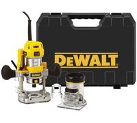 DeWALT D26204K-QS Défonceuse, Affleureuse 2v1 (900W/8mm) valise