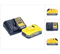 DeWalt DCB 1104 H1 Kit de démarrage sans fil 12 V / 18 V 1x batterie Powerstack 5,0 Ah + chargeur DCB 1104