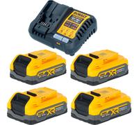 DeWalt DCB 1104 S4 Kit de démarrage sans fil avec chargeur rapide + 4x batterie Powerstack 18 V 3,5 Ah