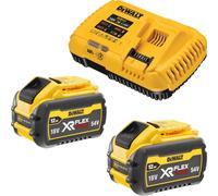 DeWalt DCB 117 Y2 Kit de démarrage sans fil 18 V Chargeur 12 A + 2x DCB 548 Batterie 12,0 Ah