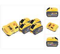 DeWalt DCB 118 Y4 Kit de démarrage sans fil 18 V / 54 V 4x XR FLEXVOLT batterie 12 Ah + chargeur