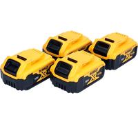 DeWalt DCB 184 P4 Pack de batteries 18 V 5,0 Ah / 5000 mAh 4 pcs. Batterie XR Li-Ion - avec indicateur de charge