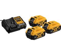 Pack énergie DEWALT XR - 3 batteries 18V 5.0Ah + Chargeur universel 12V/18V - DCB1104P3-QW