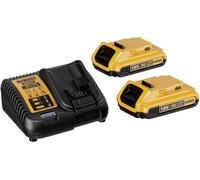 DeWALT DCB115D2-QW - Chargeur de batterie + batterie 2 x - Li-Ion - 2 Ah