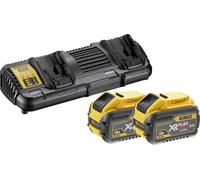DeWalt Pack 2 batteries FlexVolt DCB132X2-QW 18-54V 2×9,0 Ah + chargeur double DCB132