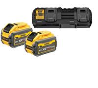 DeWALT DCB132X2-QW XR FLEXVOLT kit (54V / 2× batteries 9,0 Ah + chargeur double DCB132)