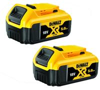 DeWalt Batteries XR 18V 5 Ah Pack de 2