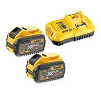 Dewalt DCB548 Lot de 2 batteries XR Flexvolt 12 Ah 18 V/54 V + chargeur DCB118 Flev Volt
