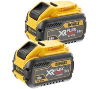 DeWALT DCB548Y2-XJ Kit de 2 batteries FlexVolt XR (4,0 Ah/12,0 Ah - 18 V/54 V)