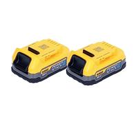 2 Batteries 1,7 Ah 18V DEWALT POWERSTACK DCBP034-XJ Li-Ion