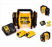 DeWalt DCC018N Gonfleur sans fil 18V 11bar pour KFZ + 2x Batteries 2,0Ah + Chargeur