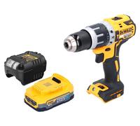 DeWalt DCD 796 E1 Perceuse-visseuse à percussion sans fil 18 V 70 Nm Brushless + 1x batterie Powerstack 1,7 Ah + chargeur