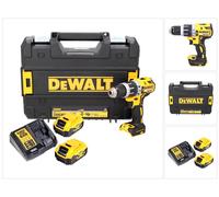 DeWalt DCD 796 P2 18 V Perceuse visseuse à percussion sans fil Brushless 70 Nm avec boîtier TSTAK + 2x Batteries DCB 184 5,0 Ah + Chargeur DCB 105