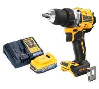 DeWalt DCD 800 E1 Perceuse-visseuse sans fil 18 V 90 Nm Brushless + 1x batterie Powerstack 1,7 Ah + chargeur