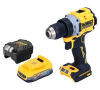 DeWalt DCD 800 E1 Perceuse-visseuse sans fil 18 V 90 Nm Brushless + 1x batterie Powerstack 1,7 Ah + chargeur