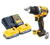 DeWalt DCD 800 E2 Perceuse-visseuse sans fil 18 V 90 Nm Brushless + 2x Powerstack batterie 1,7 Ah + chargeur