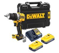 DeWalt DCD 800 H2T Perceuse-visseuse sans fil 18 V 90 Nm Brushless + 2x Powerstack batterie 5,0 Ah + chargeur + TSTAK