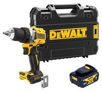 DeWalt DCD 800 NT Perceuse-visseuse sans fil 18 V 90 Nm Brushless + 1x batterie 4,0 Ah + TSTAK - sans chargeur