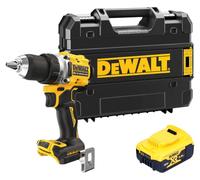 DeWalt DCD 800 NT Perceuse-visseuse sans fil 18 V 90 Nm Brushless + 1x batterie 5,0 Ah + TSTAK - sans chargeur