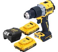 DeWalt DCD 805 D2 Perceuse-visseuse à percussion sans fil 18 V 90 Nm Brushless + 2x batterie 2,0 Ah + chargeur