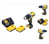 DeWalt DCD 805 D2 Perceuse-visseuse à percussion sans fil 18 V 90 Nm Brushless + 2x batterie 2,0 Ah + chargeur