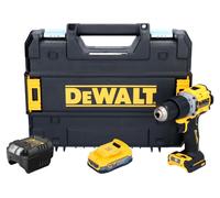 DeWalt DCD 805 E1T Perceuse-visseuse à percussion sans fil 18 V 90 Nm Brushless + 1x batterie Powerstack 1,7 Ah + chargeur + TSTAK