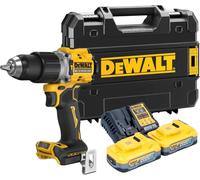 DeWalt DCD 805 H2T Perceuse-visseuse à percussion sans fil 18 V 90 Nm Brushless + 2x batterie Powerstack 5,0 Ah + chargeur + TSTAK