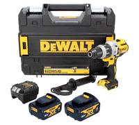 DeWalt DCD 996 18 V Brushless Li-Ion Perceuse visseuse à percussion sans fil à 3-étapes avec boîtier TSTAK + 1x Batterie DCB 184 2,0 Ah + Chargeur DCB 115