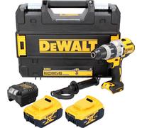 DeWalt DCD 996 18 V Brushless Li-Ion Perceuse visseuse à percussion sans fil à 3-étapes avec boîtier TSTAK + 1x Batterie DCB 184 2,0 Ah + Chargeur DCB 115