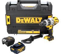 DeWalt DCD 996 18 V Brushless Li-Ion Perceuse visseuse à percussion sans fil à 3-étapes avec boîtier TSTAK + 1x Batterie DCB 184 2,0 Ah + Chargeur DCB 115