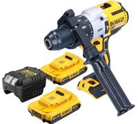DeWalt DCD 996 D2 Perceuse-visseuse à percussion sans fil 18V 95Nm Brushless + 2x batterie 2,0 Ah + chargeur