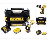 DeWalt DCD 996 M1 18 V Brushless Li-Ion Perceuse-visseuse à percussion sans fil avec boîtier TSTAK + 1x Batterie DCB 182 4,0 Ah + Chargeur DCB 115