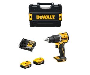 Dewalt DCD100YP2T-QW Impact Drill Screwdriver, 100 Years, 18 V, XR, 2 Turns, 5 Ah and Charger in Case
