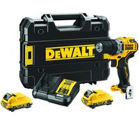 DeWALT Perceuse-visseuse sans fil DCD701D2 12 V 2x2,0 Ah
