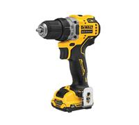 DEWALT DCD701D2 XR sans Brossage sous-Compact Perceuse Conducteur 12V 2 X 2.0Ah