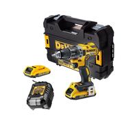 Dewalt DCD791D2-QW Set perceuse visseuse Li-Ion 18V (2x batterie 2.0Ah) dans TSTAK - moteur brushless - 70Nm