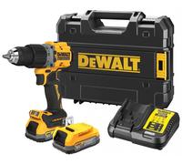 DeWALT DCD805E2T-QW Perceuse a percussion XR PowerStack (90Nm/18V/2x1,7Ah) Tstak