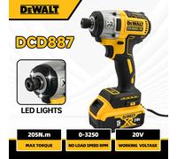 Dewalt DCD887 tournevis à percussion sans fil sans brosse forte batterie 20V outil électrique No Battery