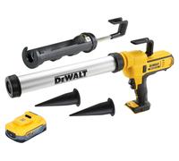 DeWalt DCE 581 NK Pistolet à cartouche sans fil 18 V 310 ml + 1x batterie Powerstack 5,0 Ah + mallette - sans chargeur